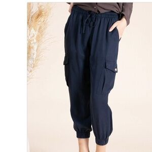 Navy Blue Women's Joggers